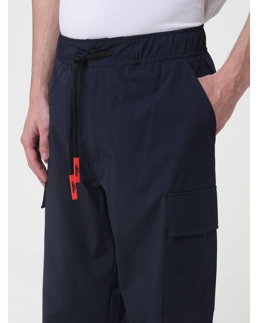 Just Cavalli Blue Technical Fabric Cargo Trousers for men