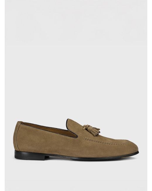 Doucal's Multicolor Suede Loafers With Tassels for men