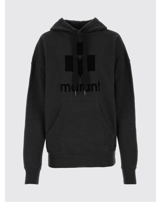 Isabel Marant Black Cotton Blend Hoodie