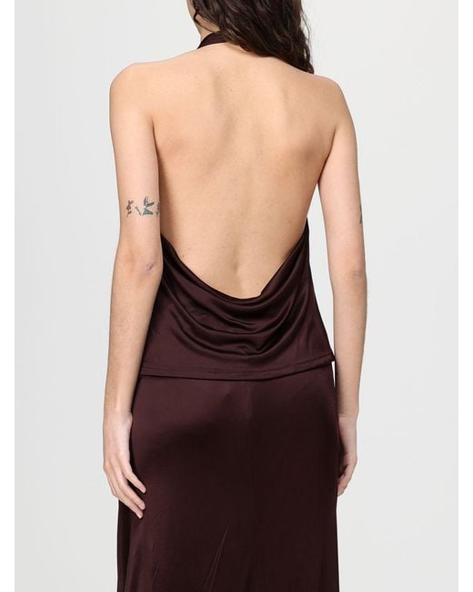 Elisabetta Franchi Brown Jersey Top
