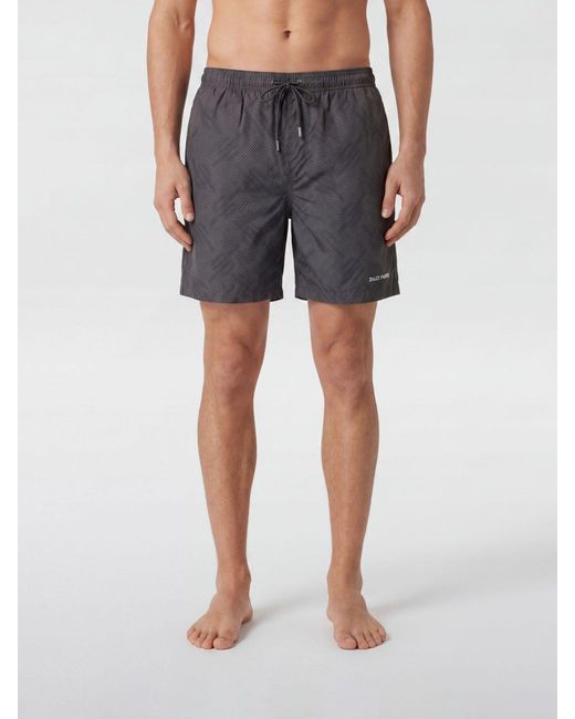 Daily Paper Blue Drawstring Polyester Swimsuit for men