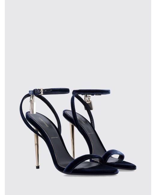 Tom Ford Blue Flat Shoes