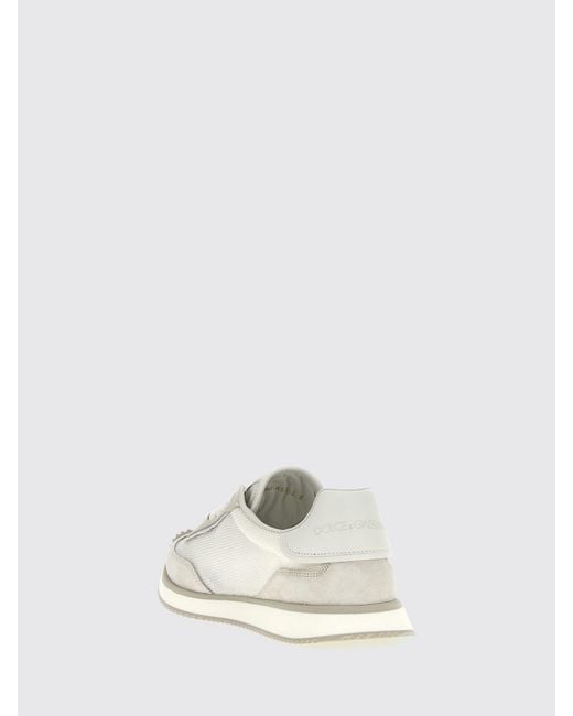 Dolce & Gabbana White Dolce &Amp Gabbana Dg Cushion Low Top Sneakers for men