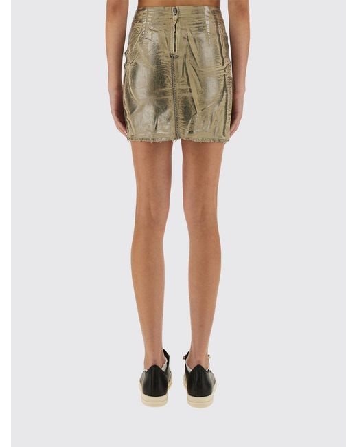 Rick Owens Green "Minimal" Mini Skirt