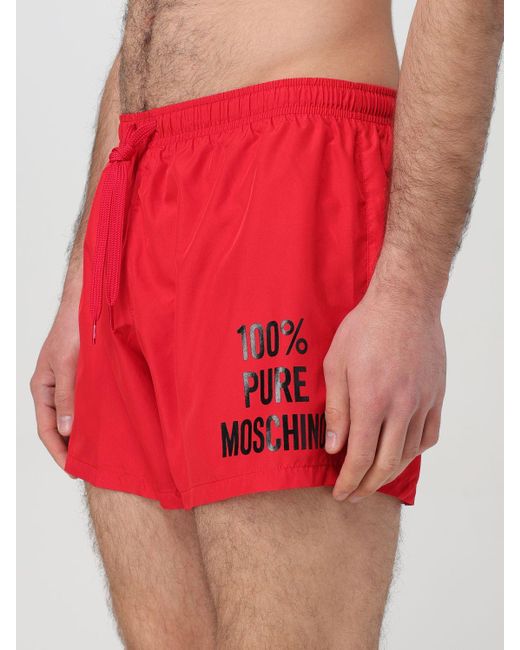 Moschino Couture Red Swimsuit for men