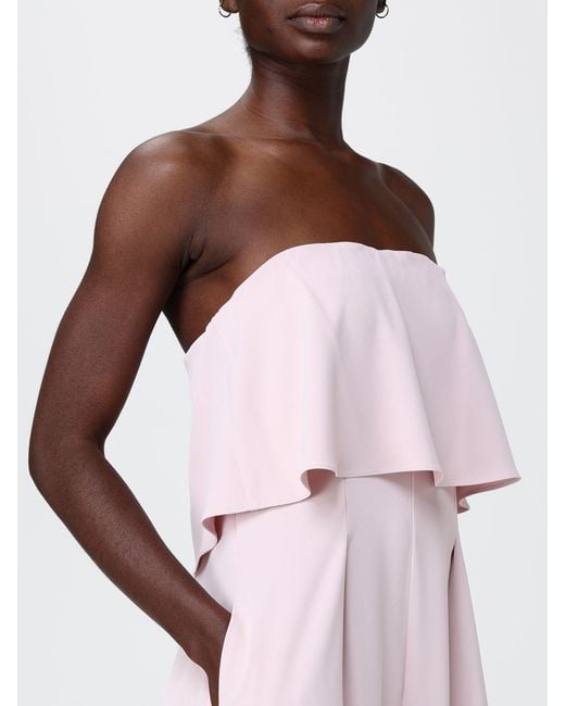 Hanita Pink Polyester Jumpsuit