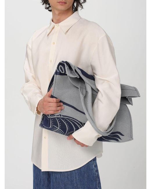 Burberry Blue Shoulder Bag for men