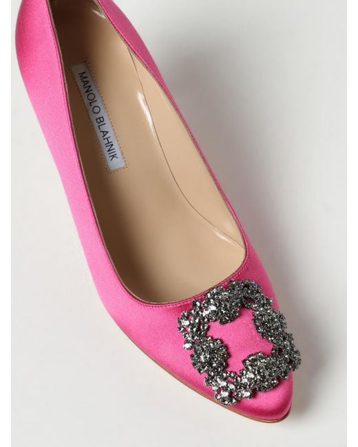 Décolleté di Manolo Blahnik in Pink