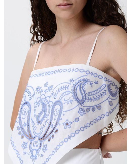 Self-Portrait Blue Top