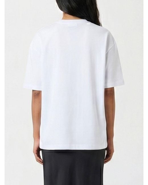 Fiorucci White Printed Cotton T-Shirt