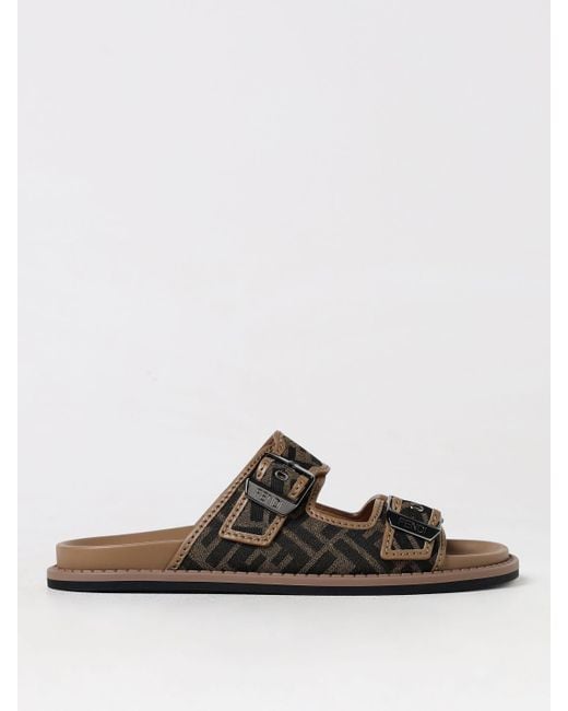 Sandalo Feel di Fendi in Brown da Uomo