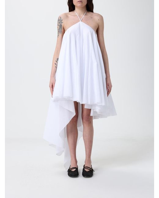 Jacquemus White Cotton Blend Dress