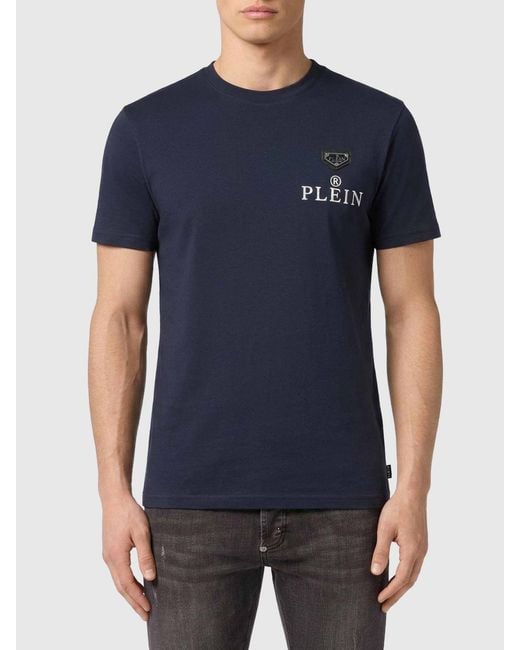 Philipp Plein Blue T-Shirt for men