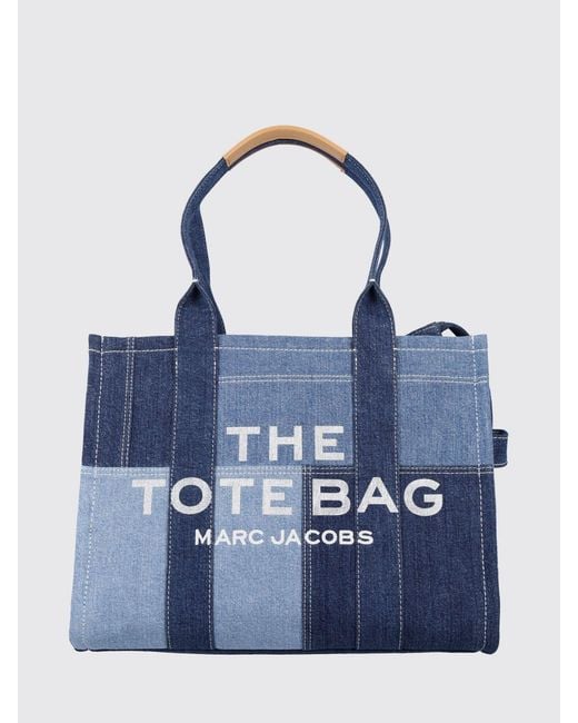 Marc Jacobs Blue The Large Tote Bag Patchwork