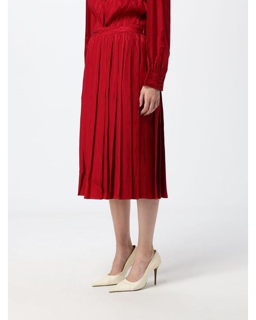Gucci Red Skirt