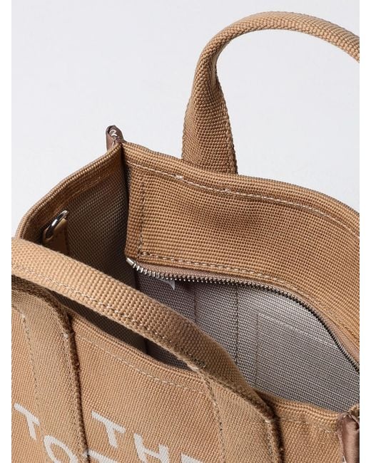 Marc Jacobs Brown The Small Tote Canvas Bag