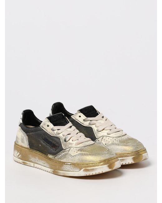 Autry Multicolor Super Vintage Used Leather Sneakers