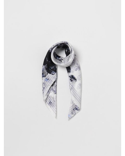 Alexander McQueen Gray Seidentuch Damen
