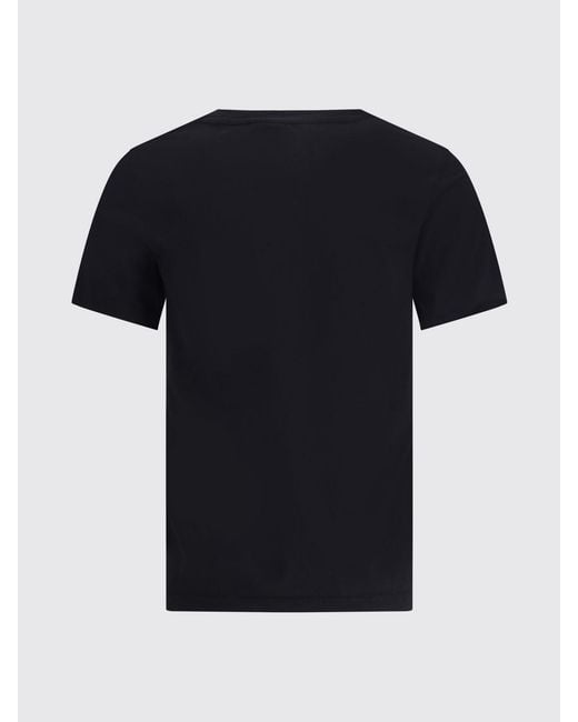 Maison Kitsuné Black Maison KitsunÉ Organic Cotton T-Shirts