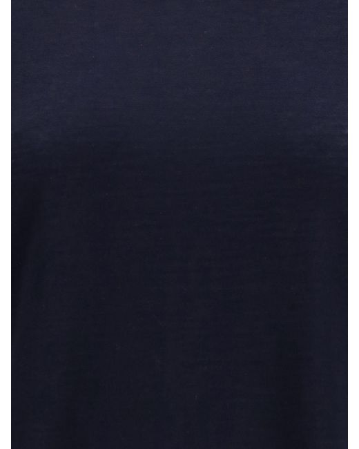 Thom Browne Blue 4-Bar Merino Wool T-Shirt