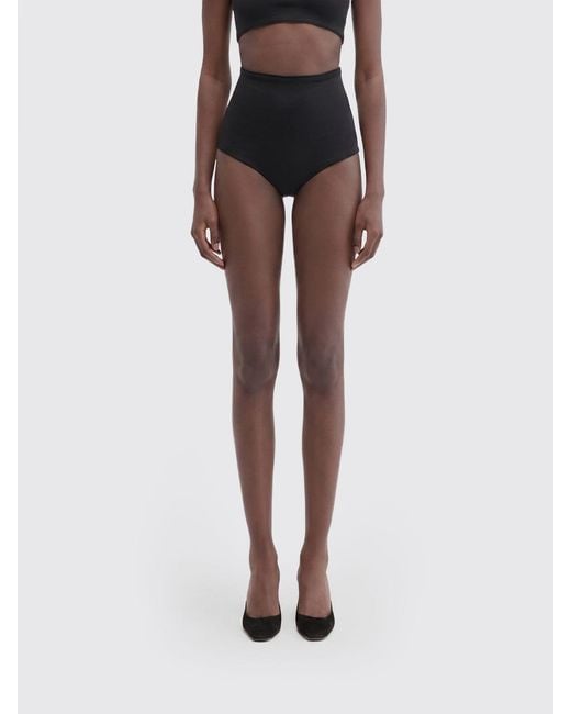 MACCAPANI Black Stretch Jersey Culotte Shorts