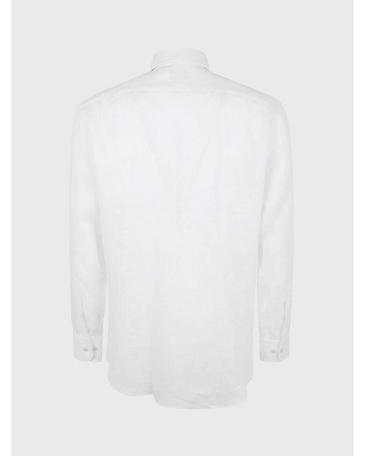 Etro White Linen Shirt for men