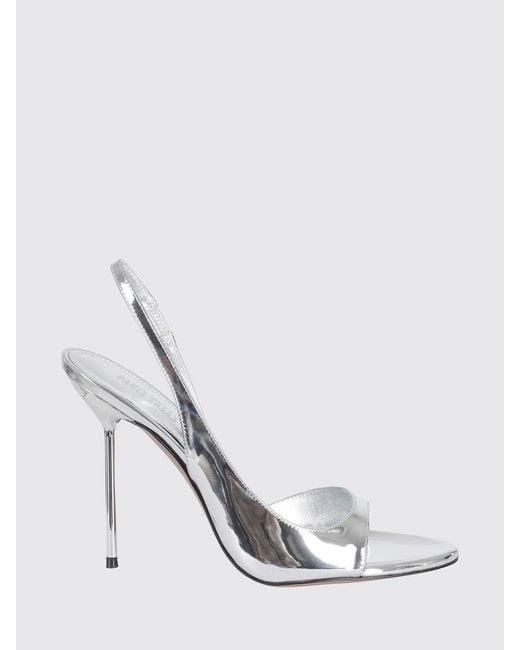 Paris Texas White Lidia Patent Leather Sandal