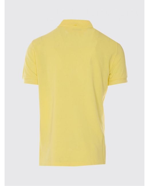 Tom Ford Yellow Basic Cotton Polo Shirt for men