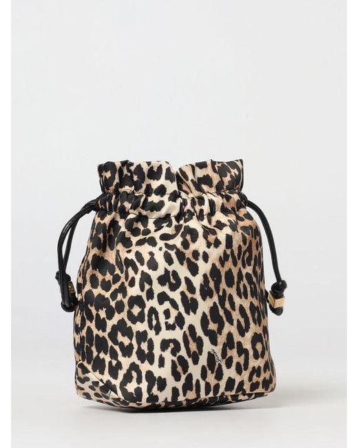 Ganni Black Bou Bucket Pouch
