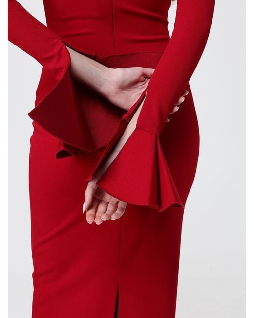 Solace London Red Dress Ruby
