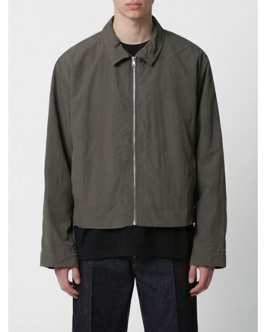 Dries Van Noten Gray Polyester Shirt Jacket for men