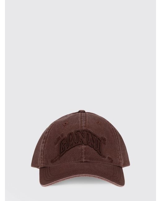 Ganni Brown Hat