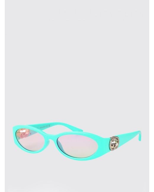 Gucci Blue Gg Acetate Sunglasses