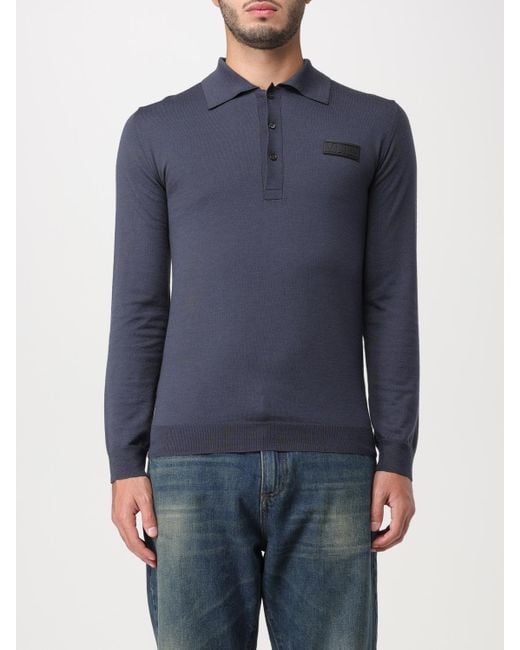 Valentino Blue Polo Shirt for men