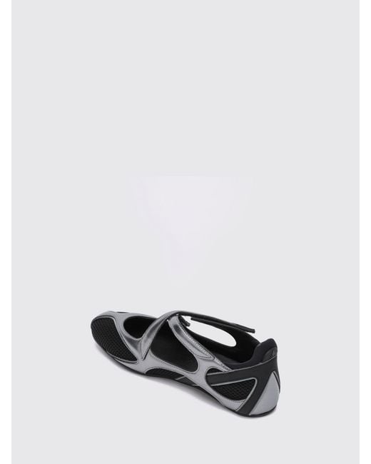 The Attico White Ballet Flat