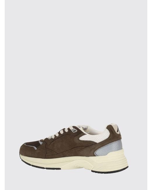 Autry White Hyperway Bicolour Leather And Mesh Low-Top Sneakers for men