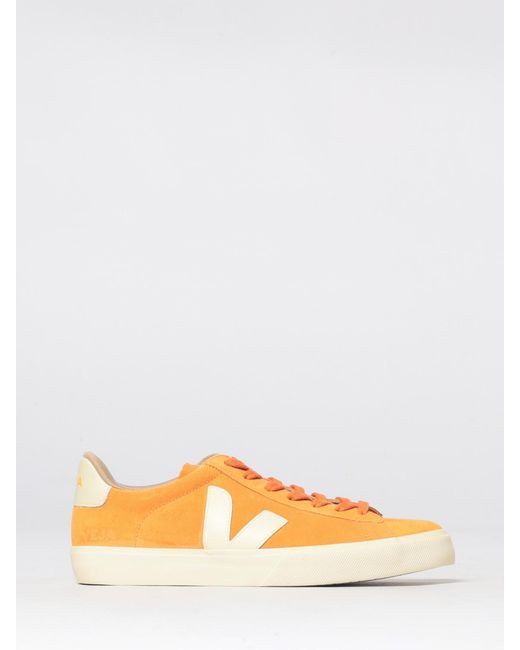 Veja Orange Campo O.T. Suede Sneakers for men