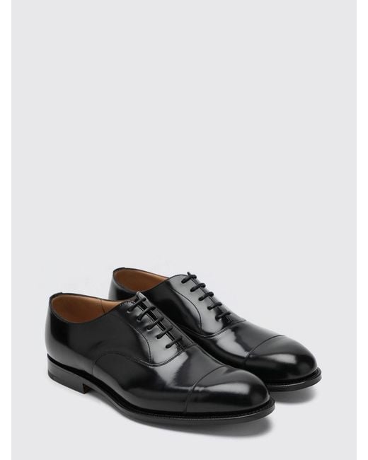 Church's White Consul Brushed Leather Oxford Shoes for men
