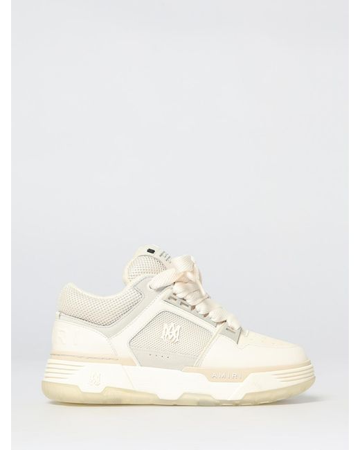Amiri White Ma-1 Leather And Mesh Sneakers for men