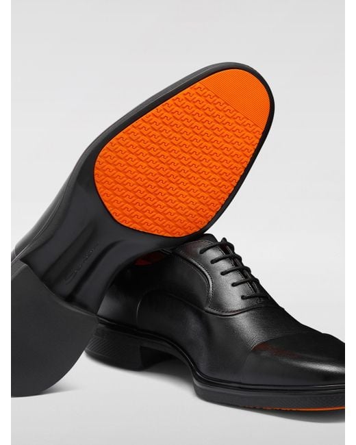 Santoni Schnürschuhe Herren in Black für Herren