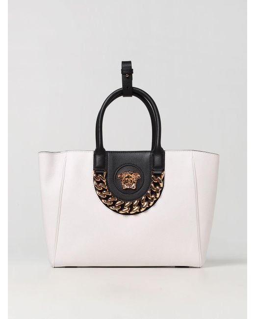 Versace Tote Bags in White Lyst