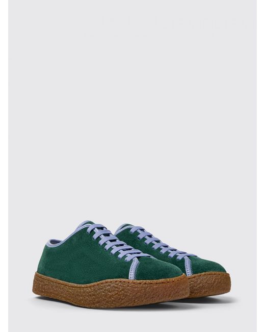 Camper Green Peu Terreno Suede Sneakers for men