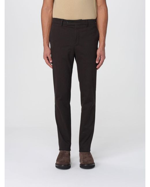 Incotex Black Trousers for men