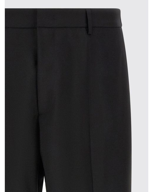 Jil Sander Blue Slim Fit Tailored Wool And Mohair Trousers for men