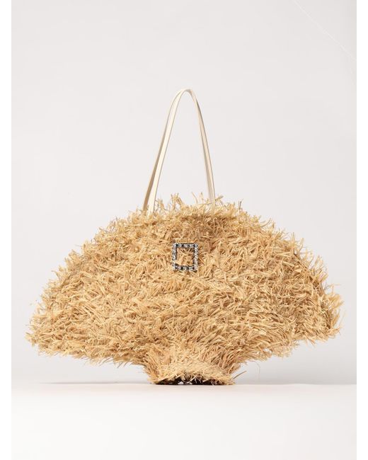 Roger Vivier Natural Shoulder Bag