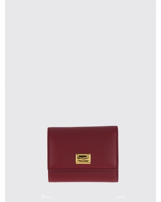 Dolce & Gabbana Purple Dolce &Amp Gabbana Leather Wallet