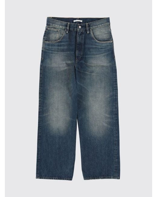 sunflower Blue Denim Wide Leg Jeans for men