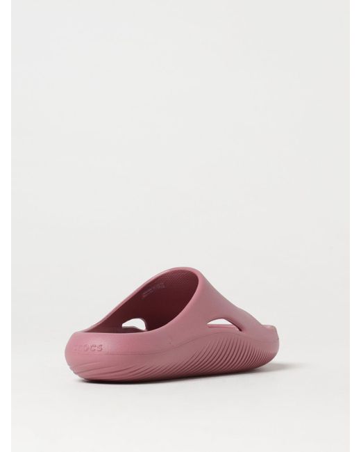 CROCSTM Pink Flat Sandals