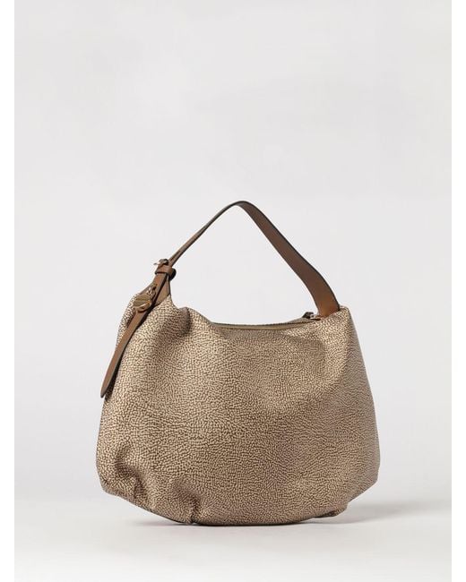 Borbonese Natural Shoulder Bag