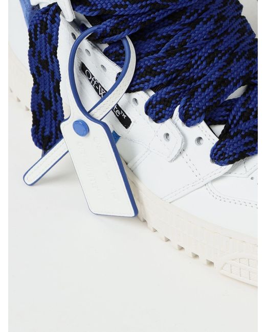Sneakers Off Court 3.0 in pelle di Off-White c/o Virgil Abloh in Blue da Uomo